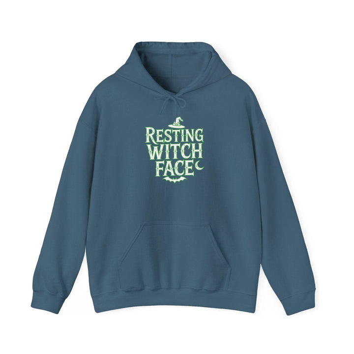 Resting Witch Face Hoodie - Bold Halloween Style - Gutsy Garb