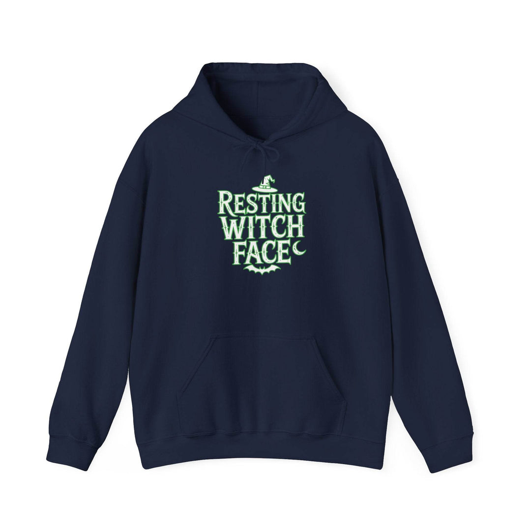 Resting Witch Face Hoodie - Bold Halloween Style - Gutsy Garb