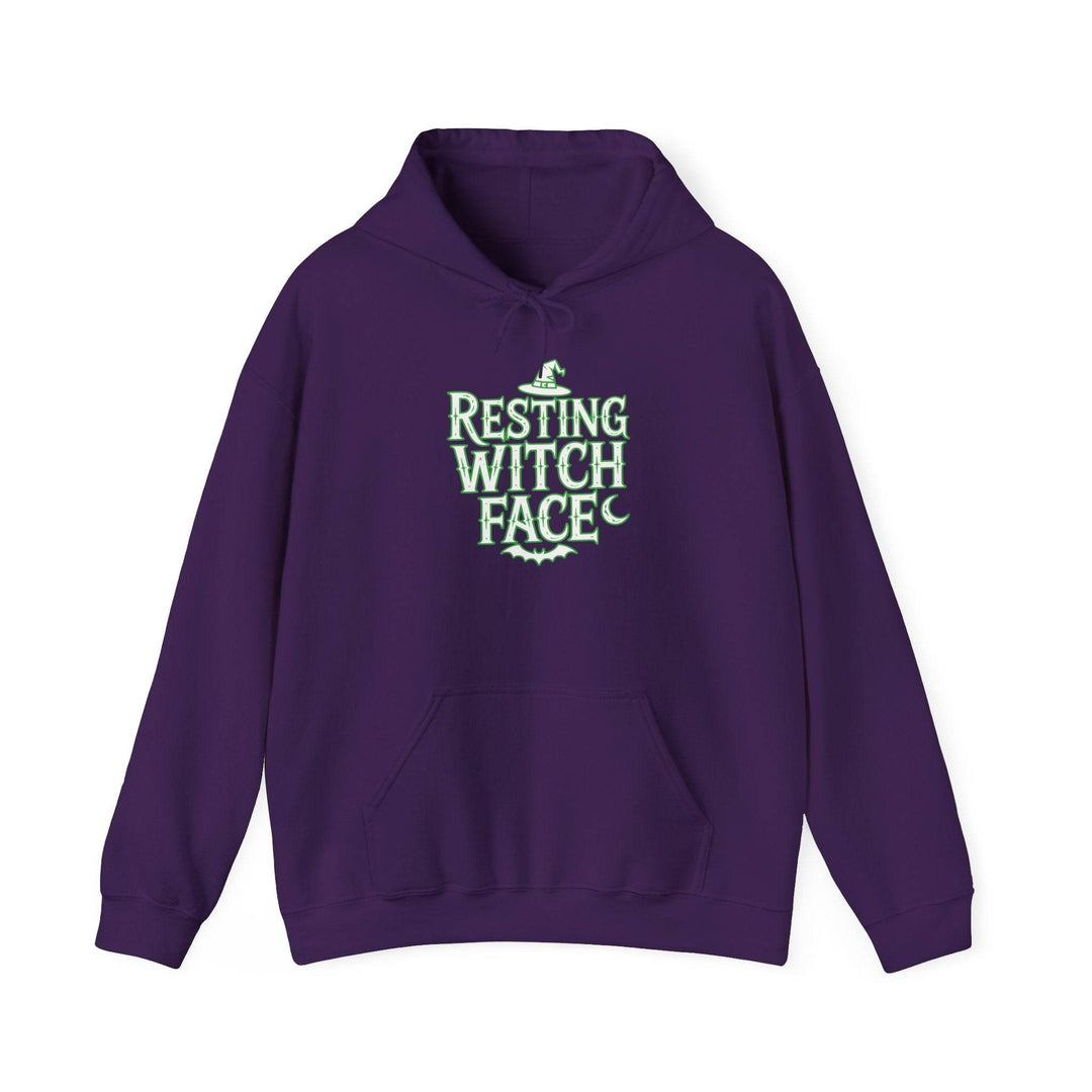 Resting Witch Face Hoodie - Bold Halloween Style - Gutsy Garb
