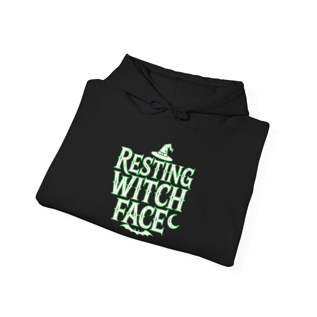 Resting Witch Face Hoodie - Bold Halloween Style - Gutsy Garb
