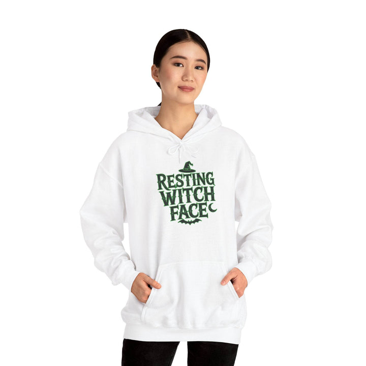 Resting Witch Face Hoodie - Bold Halloween Style - Gutsy Garb