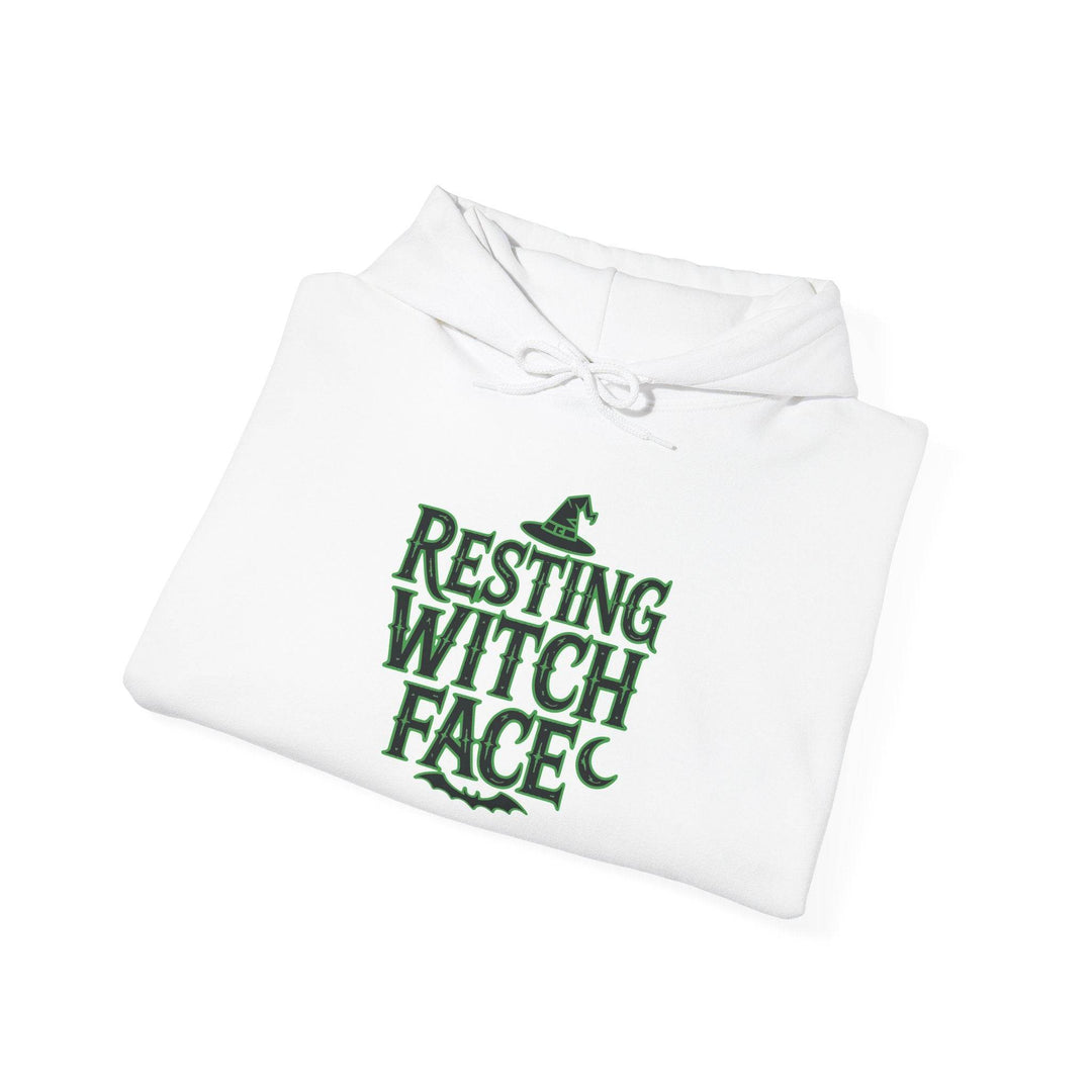 Resting Witch Face Hoodie - Bold Halloween Style - Gutsy Garb