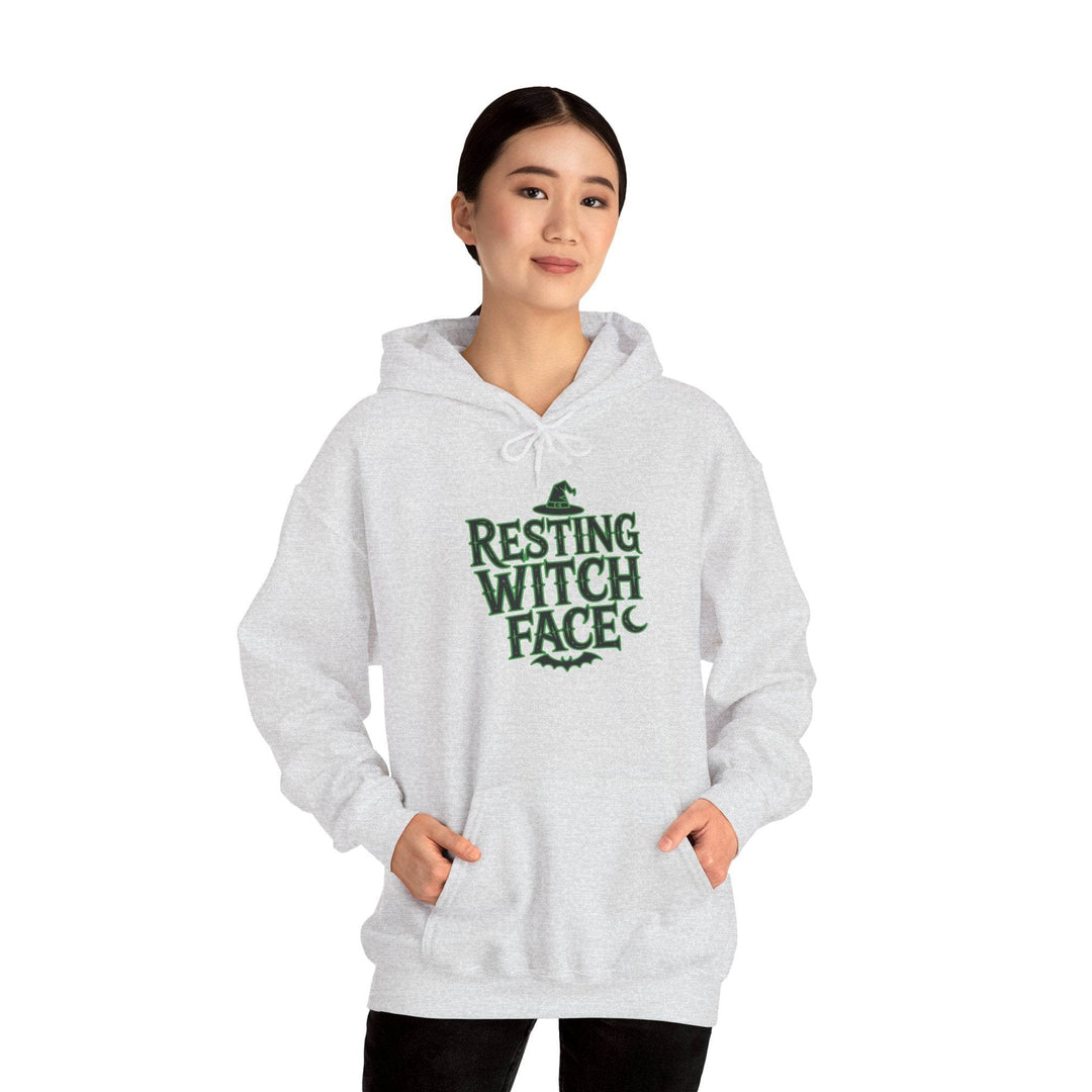 Resting Witch Face Hoodie - Bold Halloween Style - Gutsy Garb