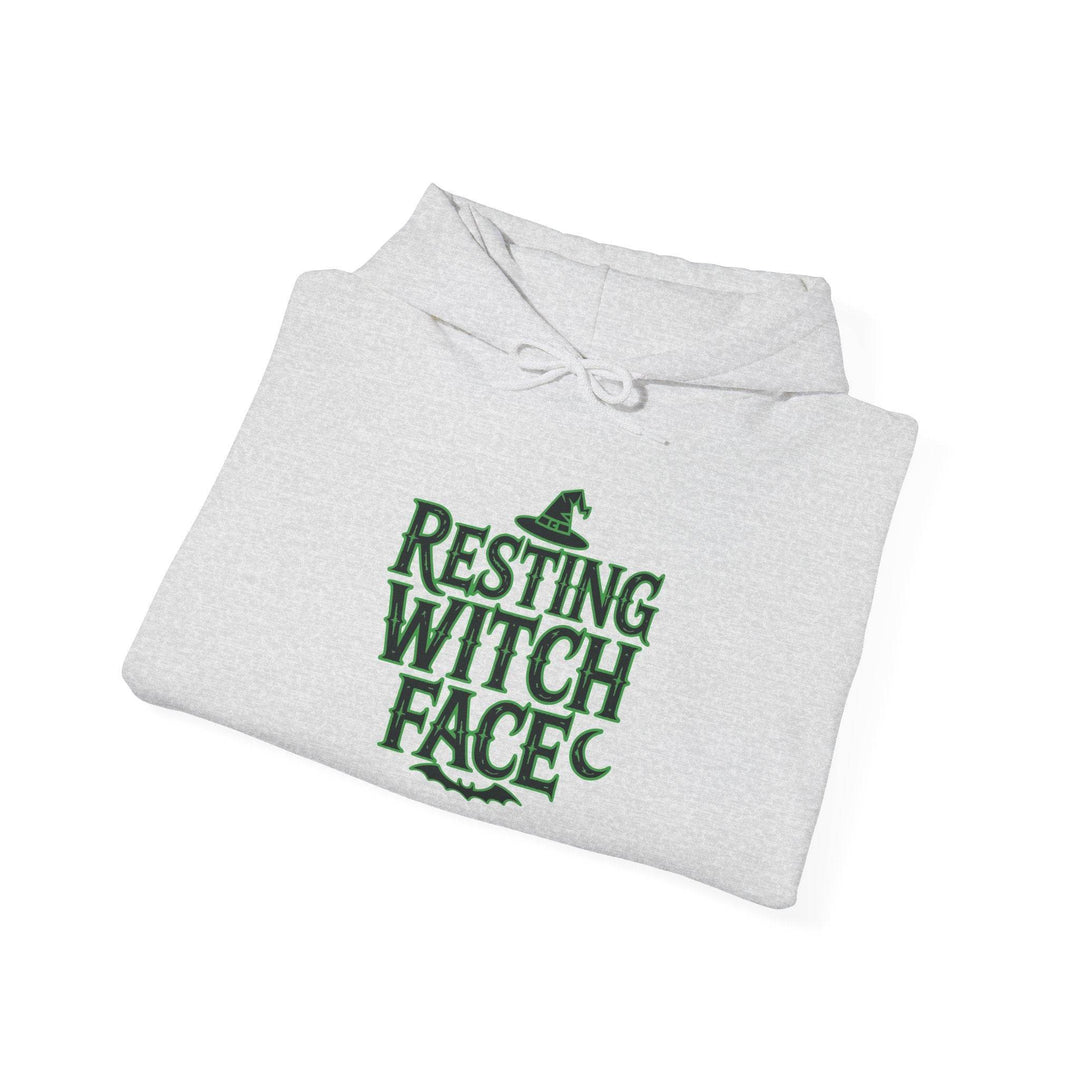 Resting Witch Face Hoodie - Bold Halloween Style - Gutsy Garb