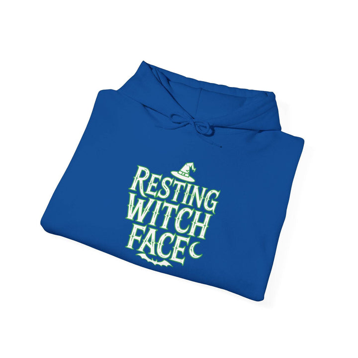 Resting Witch Face Hoodie - Bold Halloween Style - Gutsy Garb