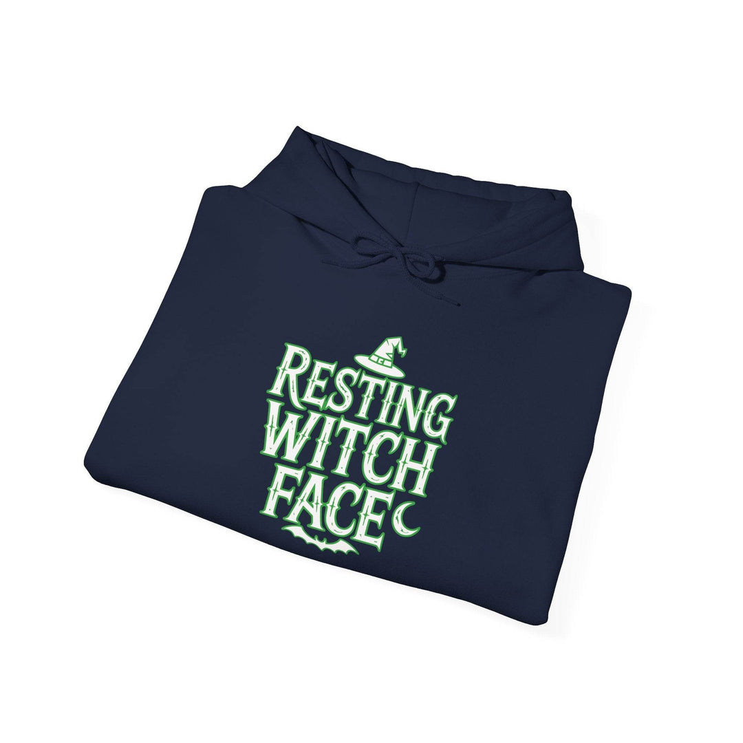 Resting Witch Face Hoodie - Bold Halloween Style - Gutsy Garb