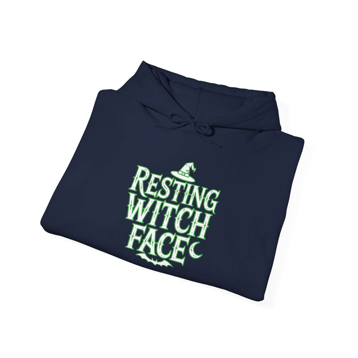 Resting Witch Face Hoodie - Bold Halloween Style - Gutsy Garb