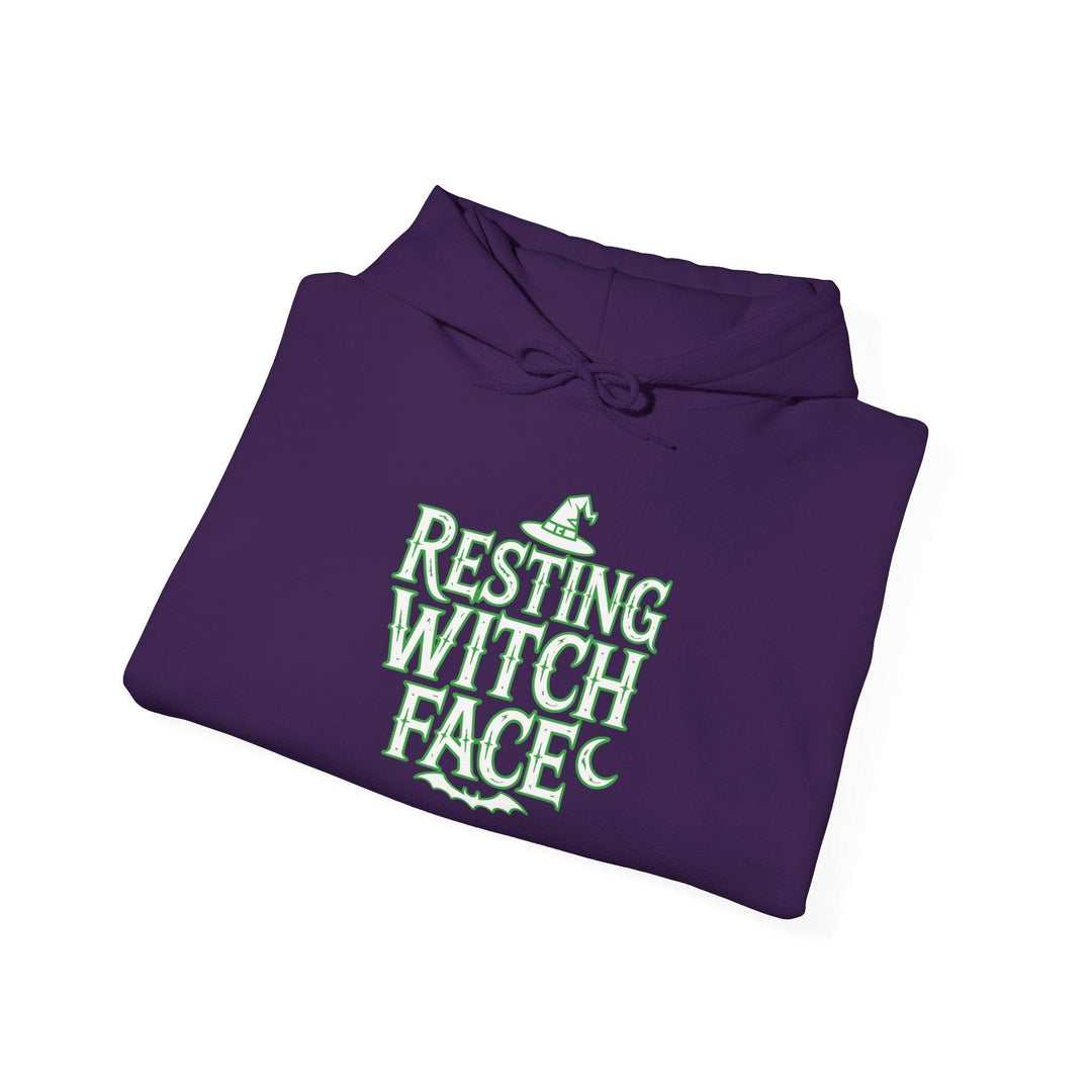 Resting Witch Face Hoodie - Bold Halloween Style - Gutsy Garb