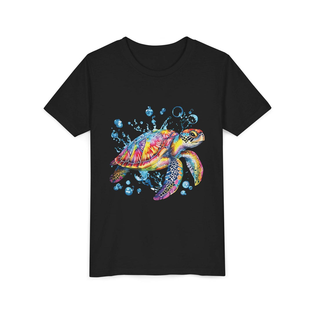 Colorful Turtle Youth Tee - Bold Kids Shirt - Gutsy Garb