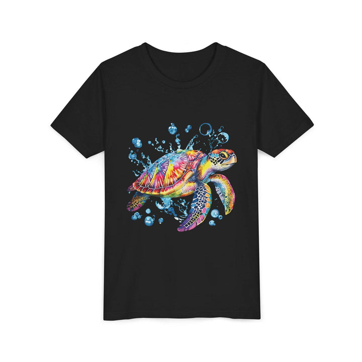 Colorful Turtle Youth Tee - Bold Kids Shirt - Gutsy Garb