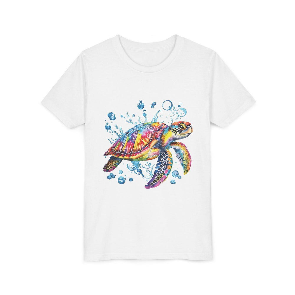Colorful Turtle Youth Tee - Bold Kids Shirt - Gutsy Garb