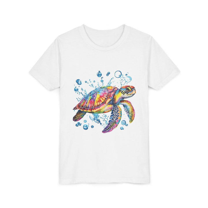 Colorful Turtle Youth Tee - Bold Kids Shirt - Gutsy Garb