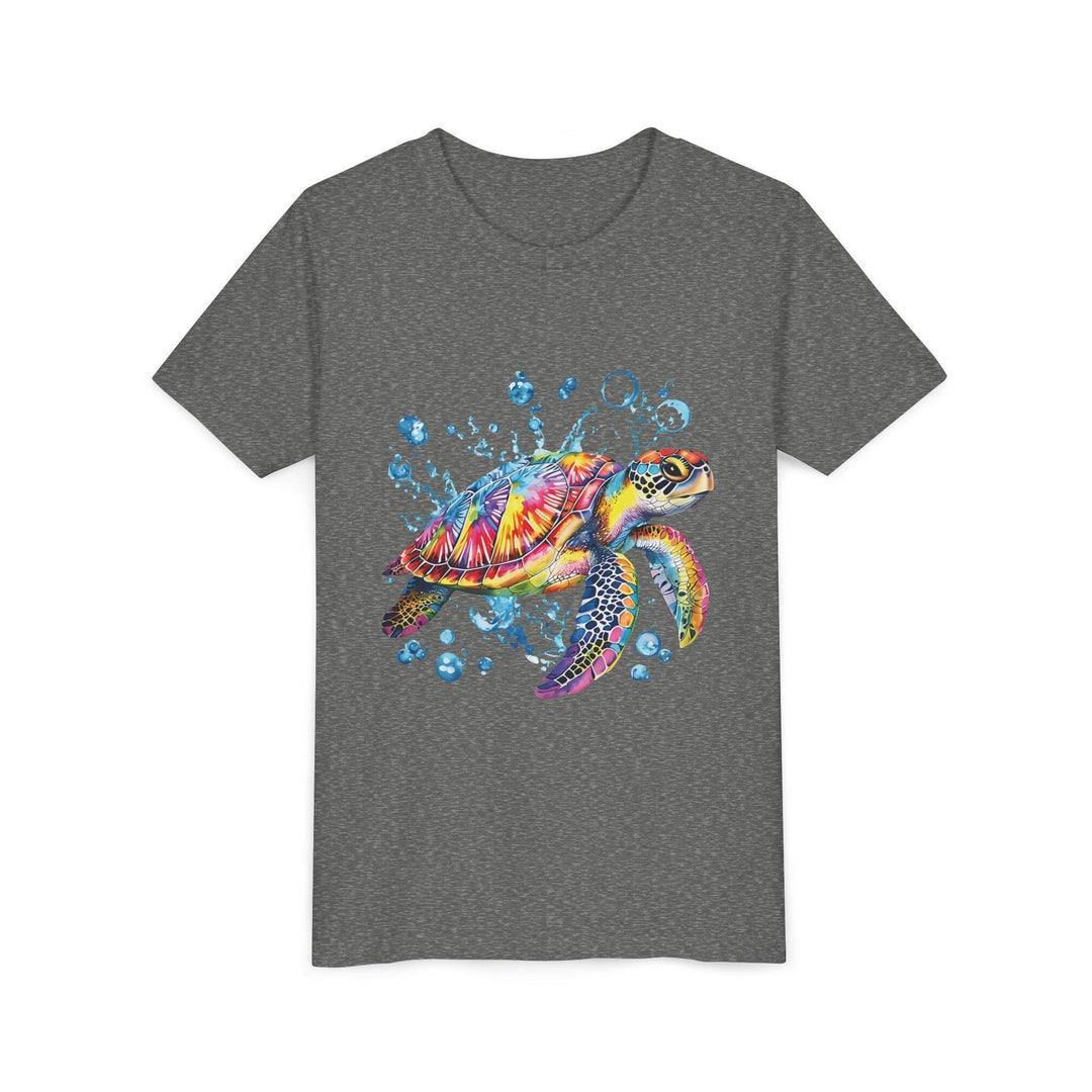 Colorful Turtle Youth Tee - Bold Kids Shirt - Gutsy Garb