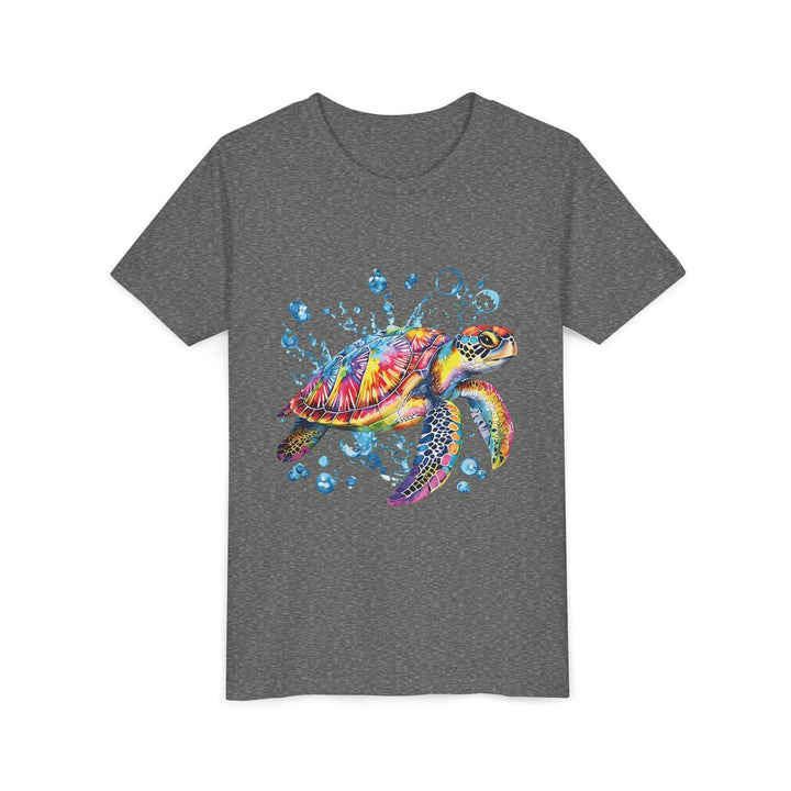 Colorful Turtle Youth Tee - Bold Kids Shirt - Gutsy Garb