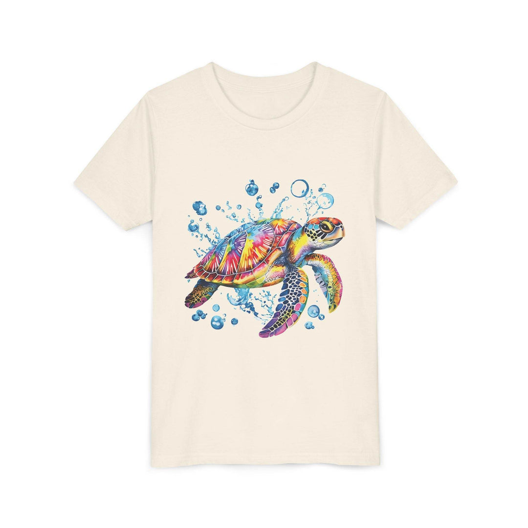 Colorful Turtle Youth Tee - Bold Kids Shirt - Gutsy Garb
