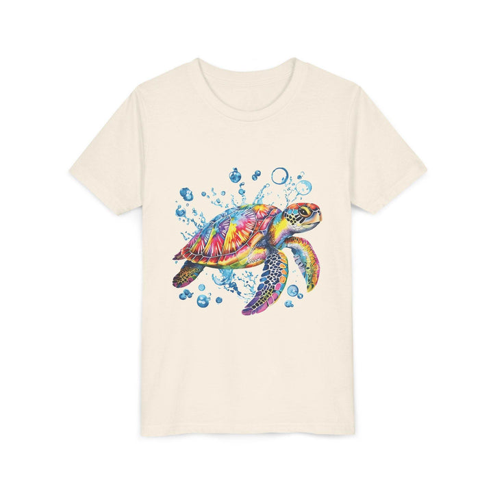 Colorful Turtle Youth Tee - Bold Kids Shirt - Gutsy Garb