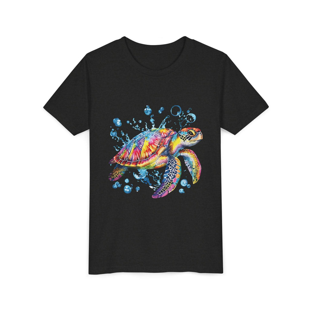 Colorful Turtle Youth Tee - Bold Kids Shirt - Gutsy Garb