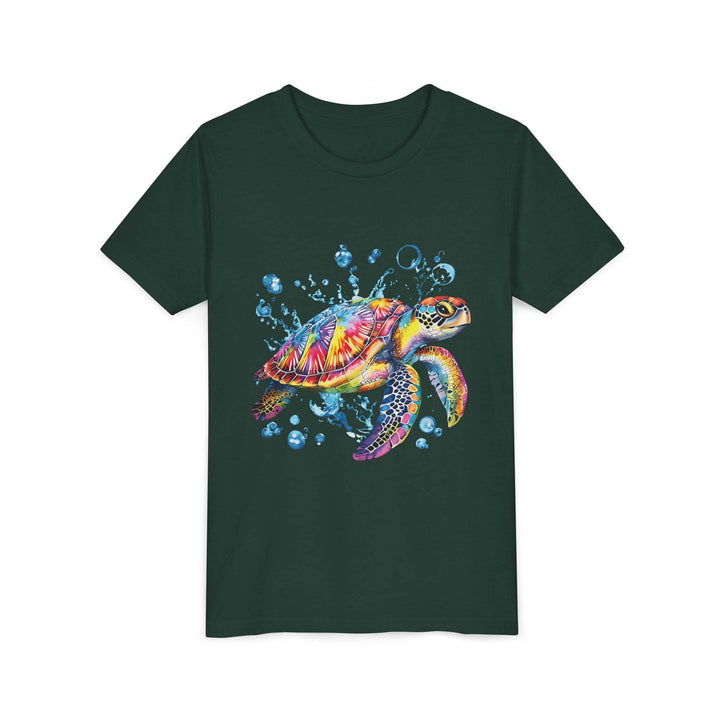 Colorful Turtle Youth Tee - Bold Kids Shirt - Gutsy Garb