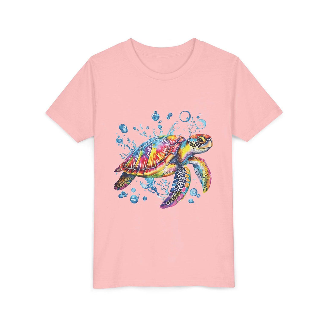 Colorful Turtle Youth Tee - Bold Kids Shirt - Gutsy Garb