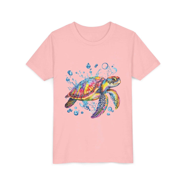 Colorful Turtle Youth Tee - Bold Kids Shirt - Gutsy Garb