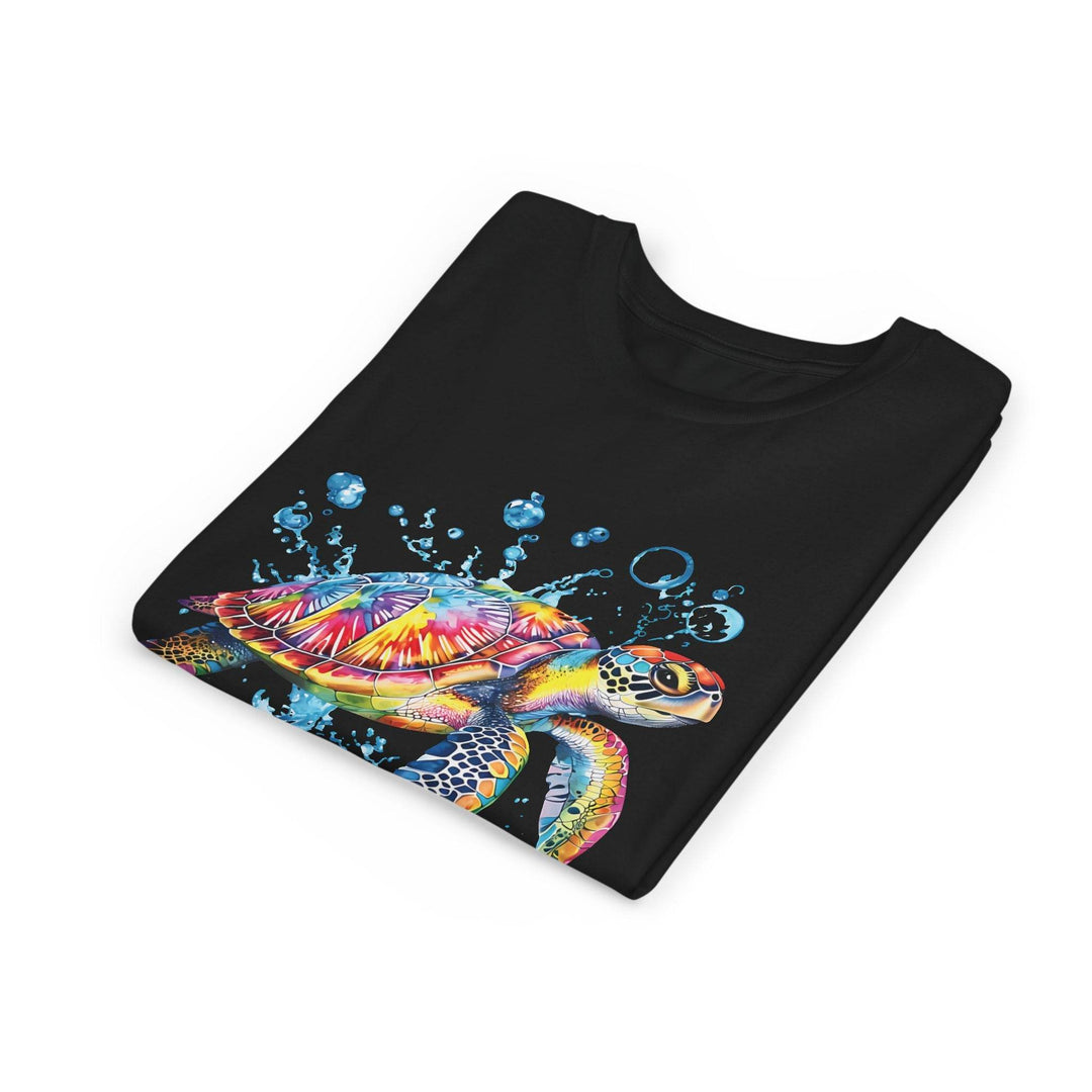 Colorful Turtle Youth Tee - Bold Kids Shirt - Gutsy Garb