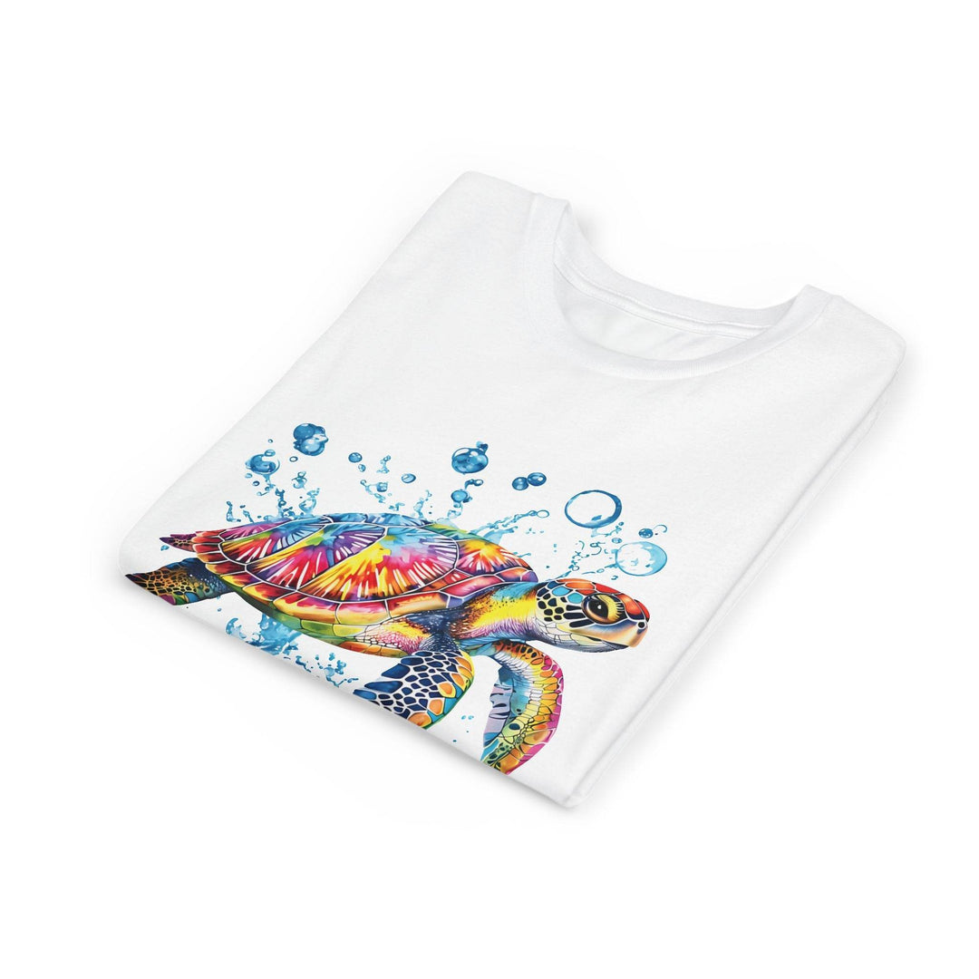Colorful Turtle Youth Tee - Bold Kids Shirt - Gutsy Garb