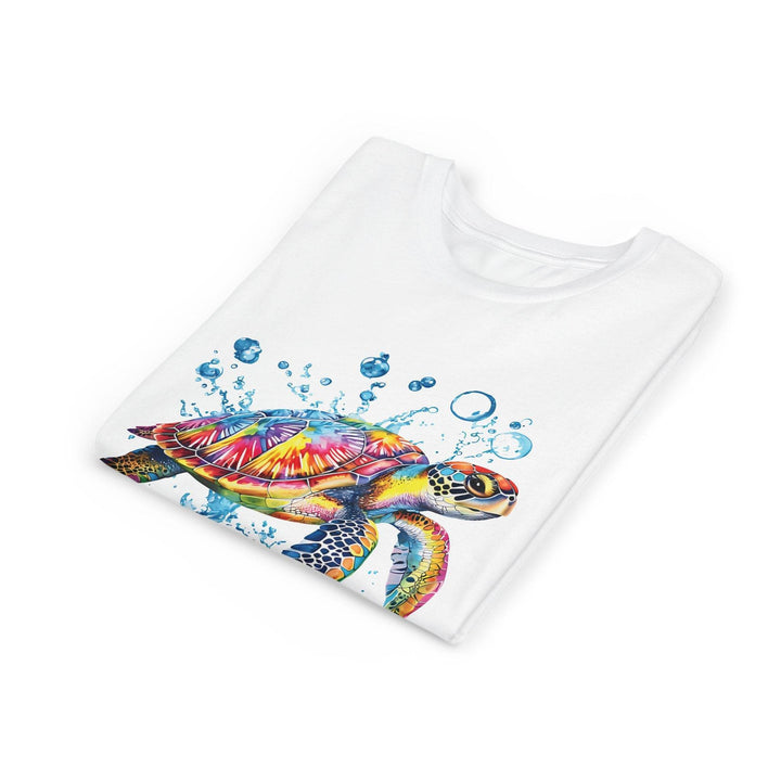 Colorful Turtle Youth Tee - Bold Kids Shirt - Gutsy Garb