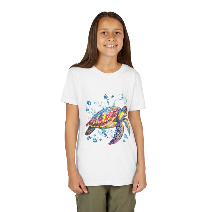 Colorful Turtle Youth Tee - Bold Kids Shirt - Gutsy Garb