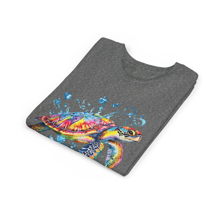 Colorful Turtle Youth Tee - Bold Kids Shirt - Gutsy Garb