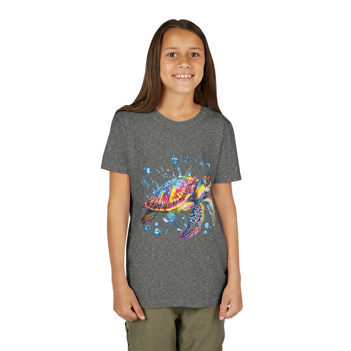 Colorful Turtle Youth Tee - Bold Kids Shirt - Gutsy Garb