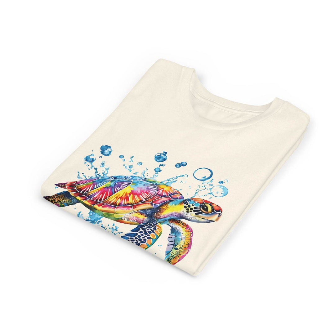 Colorful Turtle Youth Tee - Bold Kids Shirt - Gutsy Garb