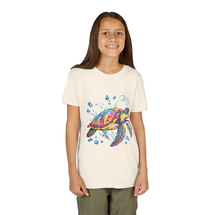 Colorful Turtle Youth Tee - Bold Kids Shirt - Gutsy Garb