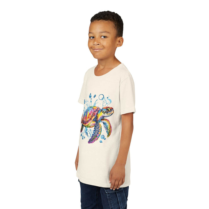Colorful Turtle Youth Tee - Bold Kids Shirt - Gutsy Garb