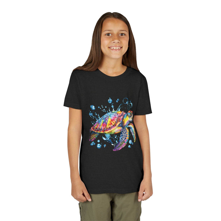 Colorful Turtle Youth Tee - Bold Kids Shirt - Gutsy Garb