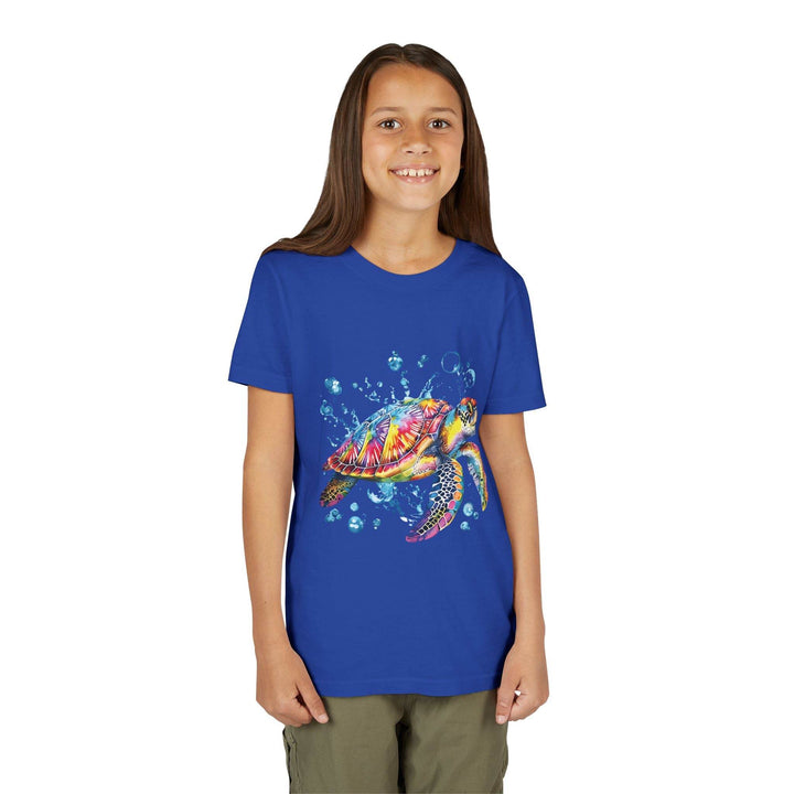 Colorful Turtle Youth Tee - Bold Kids Shirt - Gutsy Garb