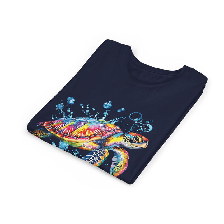 Colorful Turtle Youth Tee - Bold Kids Shirt - Gutsy Garb