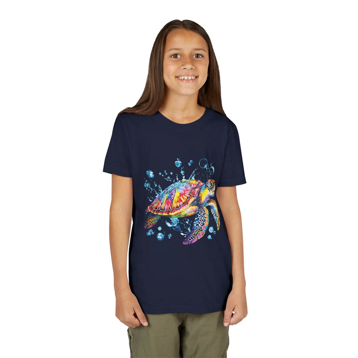 Colorful Turtle Youth Tee - Bold Kids Shirt - Gutsy Garb