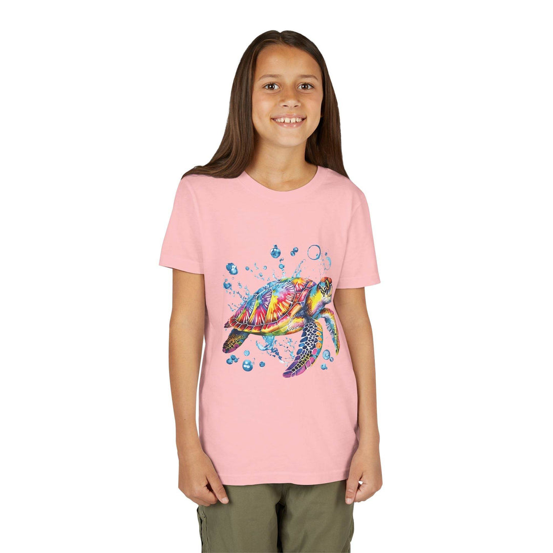 Colorful Turtle Youth Tee - Bold Kids Shirt - Gutsy Garb