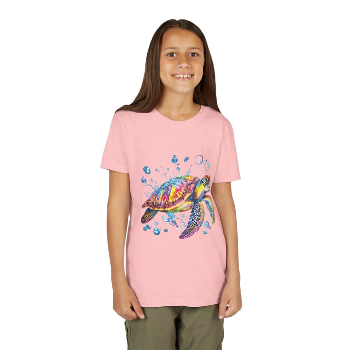 Colorful Turtle Youth Tee - Bold Kids Shirt - Gutsy Garb