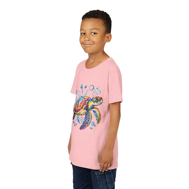 Colorful Turtle Youth Tee - Bold Kids Shirt - Gutsy Garb