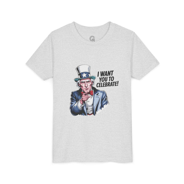 Patriotic Youth T-Shirt with Uncle Sam Design - Gutsy Garb