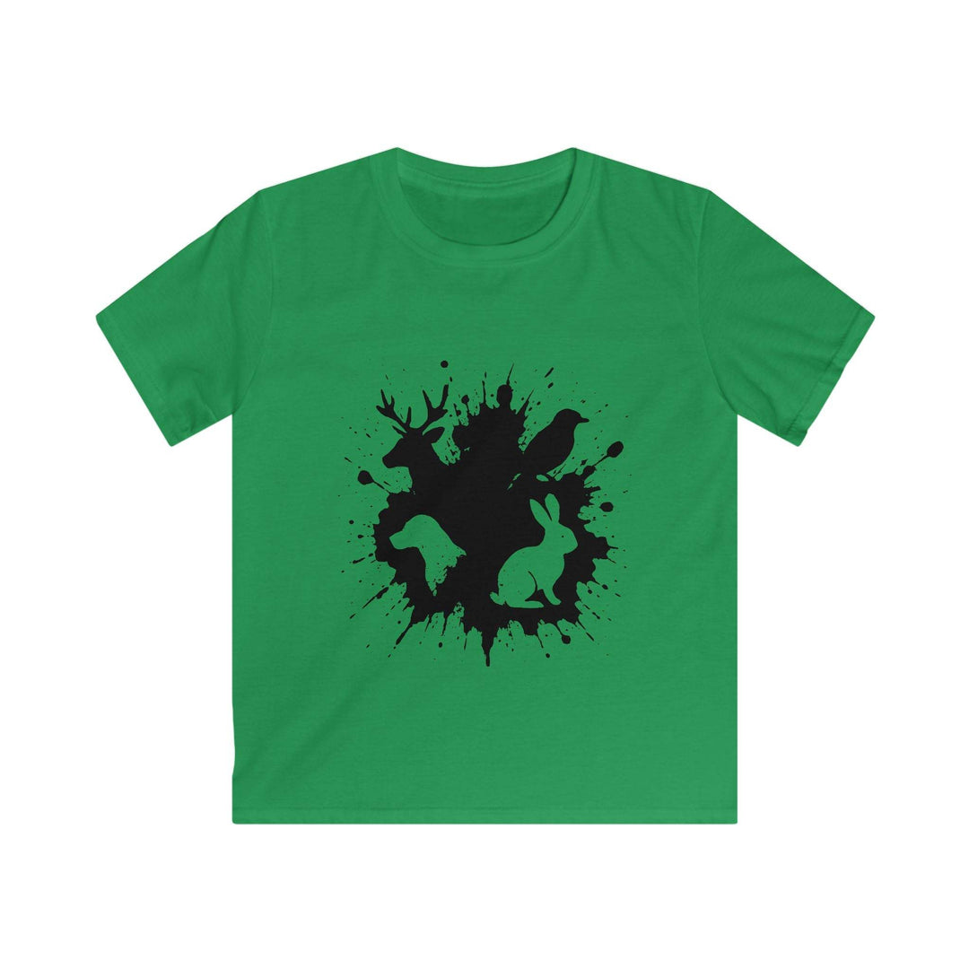 Kids Animal Splash Tee - Bold Graphic Shirt - Gutsy Garb