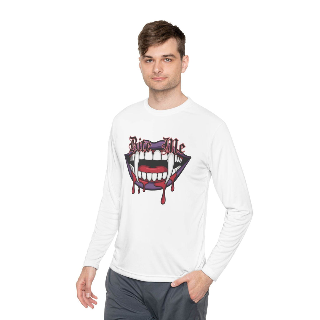 Vampire Bite Graphic Tee Long-Sleeve Shirt - Gutsy Garb