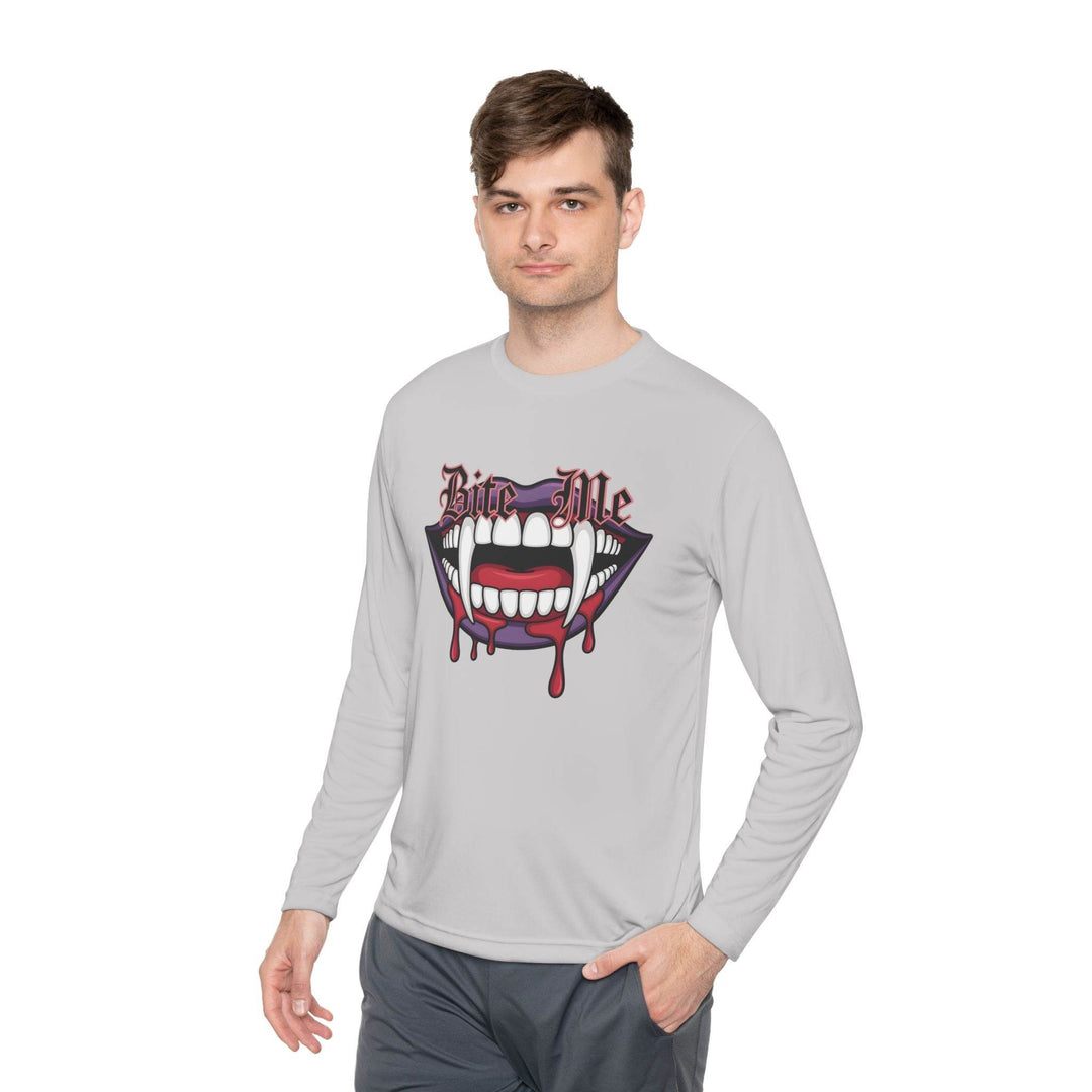 Vampire Bite Graphic Tee Long-Sleeve Shirt - Gutsy Garb