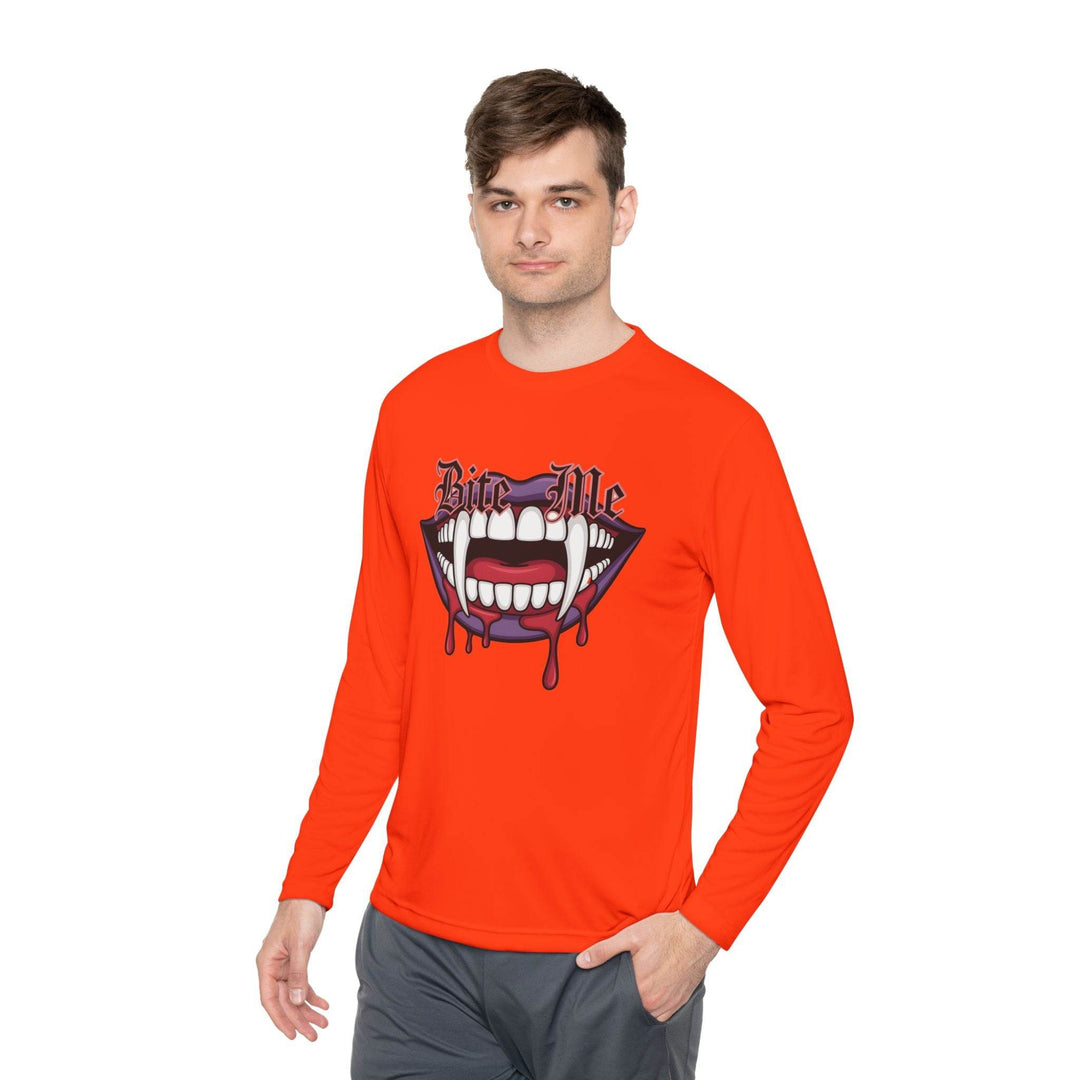 Vampire Bite Graphic Tee Long-Sleeve Shirt - Gutsy Garb