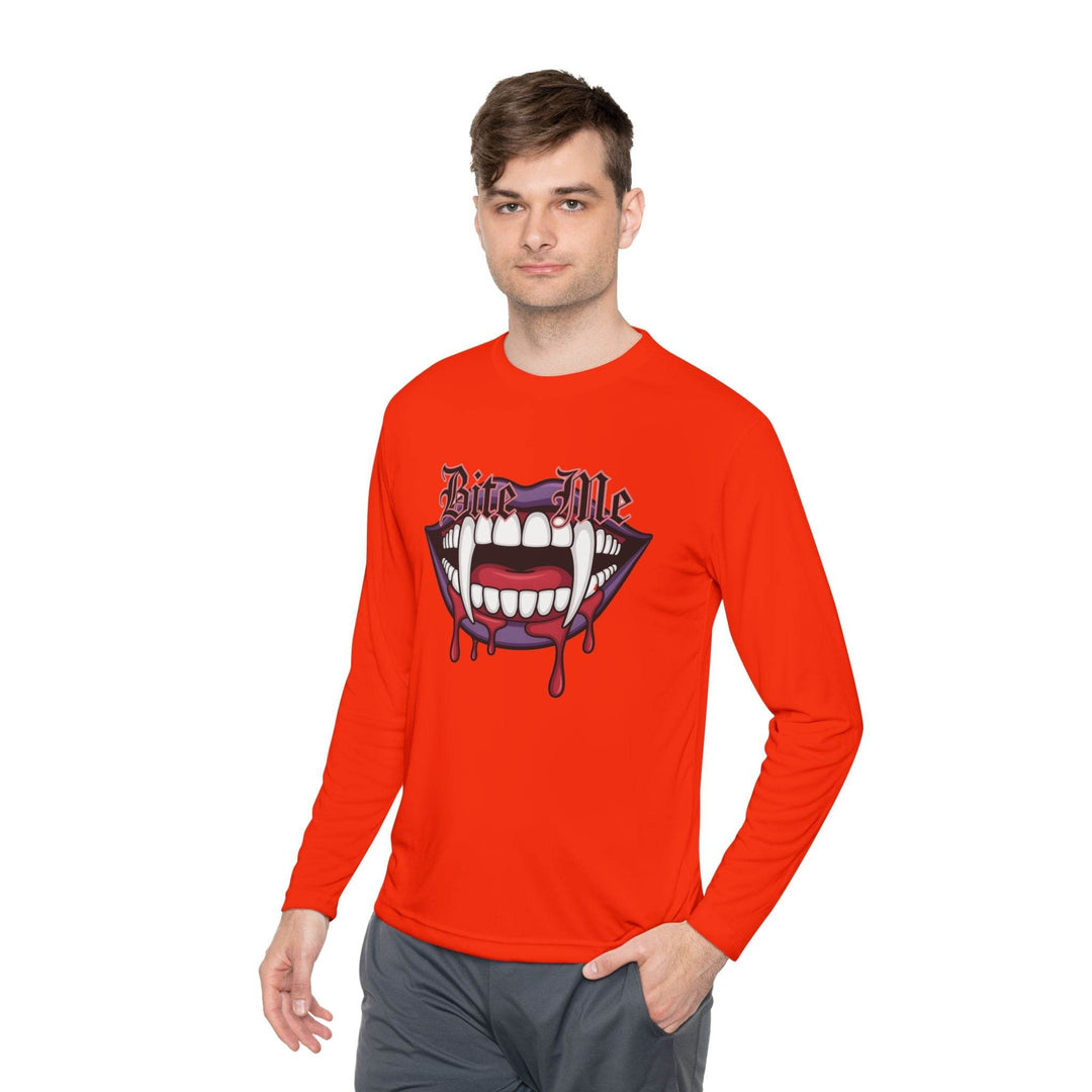Vampire Bite Graphic Tee Long-Sleeve Shirt - Gutsy Garb