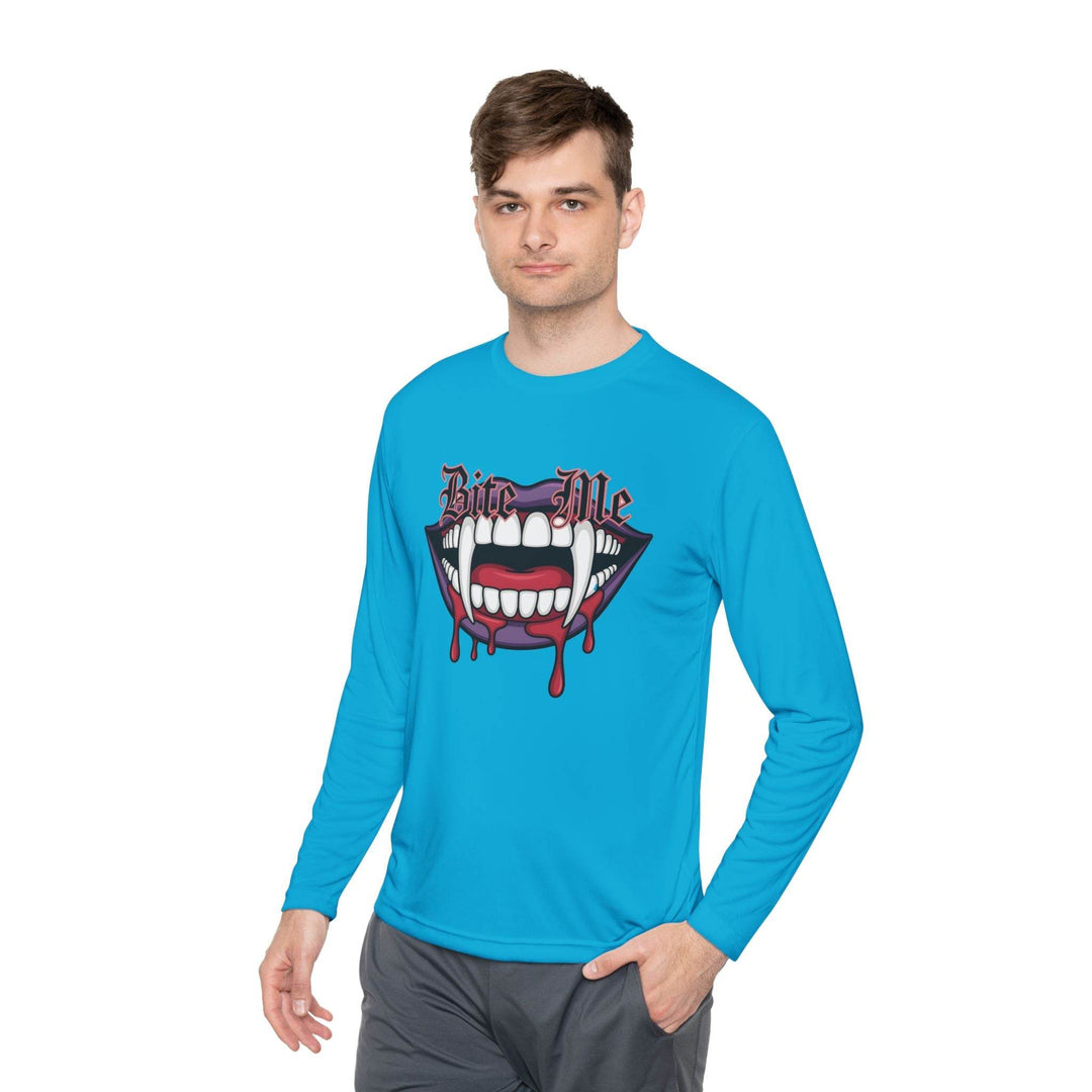 Vampire Bite Graphic Tee Long-Sleeve Shirt - Gutsy Garb