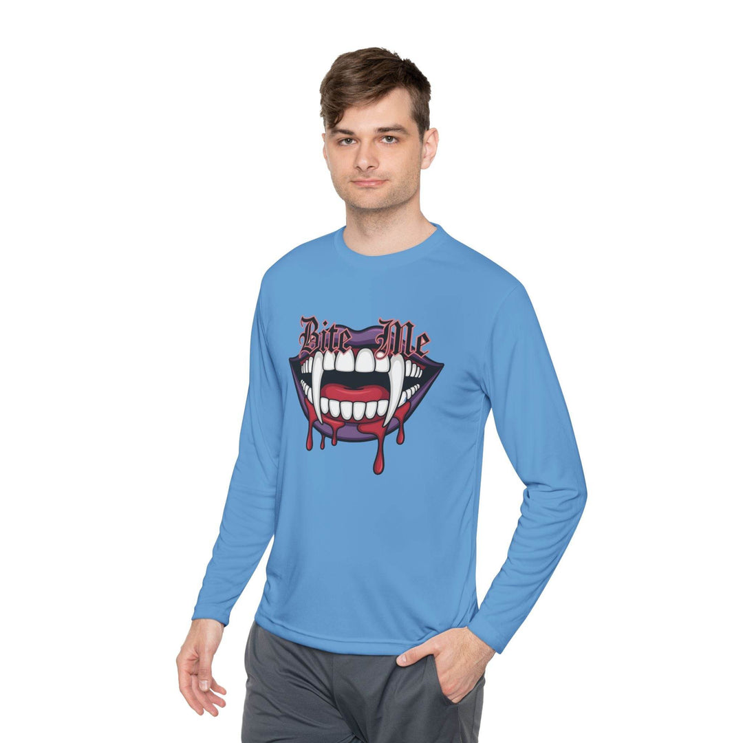 Vampire Bite Graphic Tee Long-Sleeve Shirt - Gutsy Garb