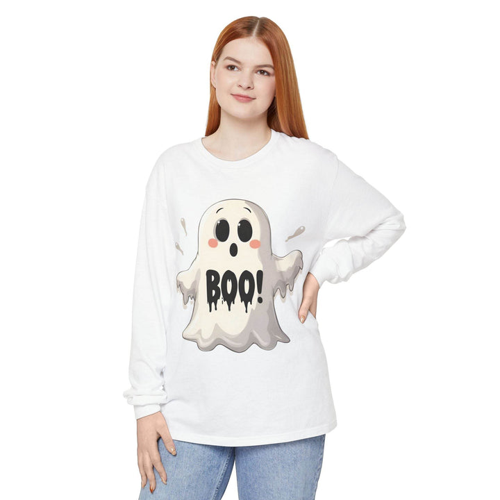 Fall Fashion Ghost Top Long-Sleeve Tee - Gutsy Garb
