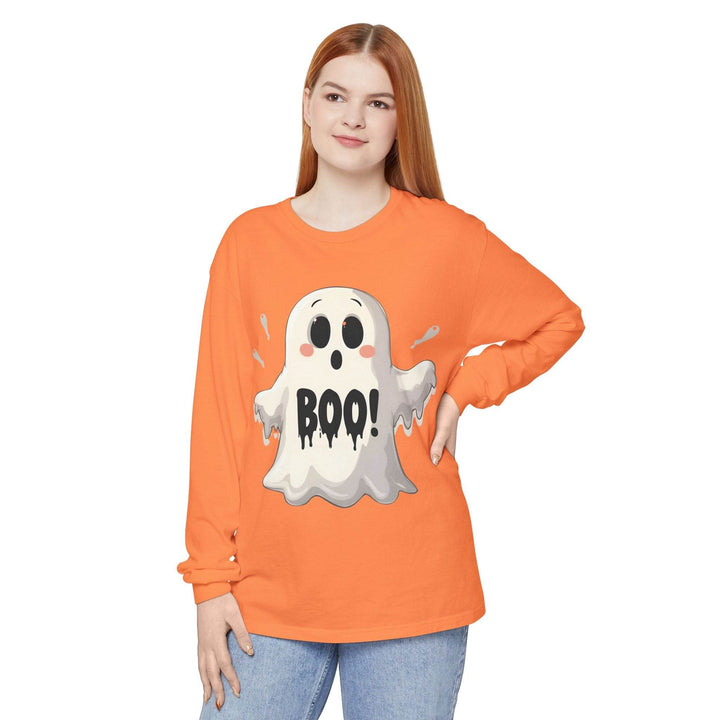 Fall Fashion Ghost Top Long-Sleeve Tee - Gutsy Garb